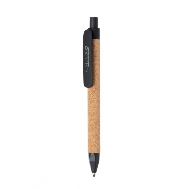 Logo trade promotional merchandise picture of: Write wheatstraw and cork pen