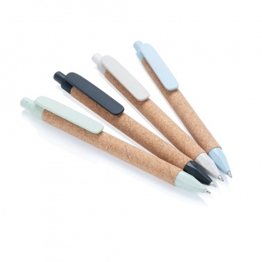 Logotrade promotional merchandise picture of: Write wheatstraw and cork pen