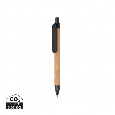 Logotrade advertising product image of: Write wheatstraw and cork pen