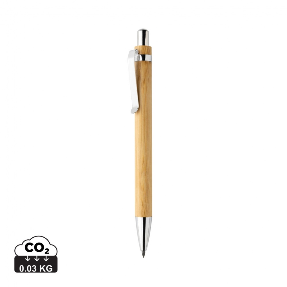 Logo trade promotional product photo of: Pynn bamboo infinity pen