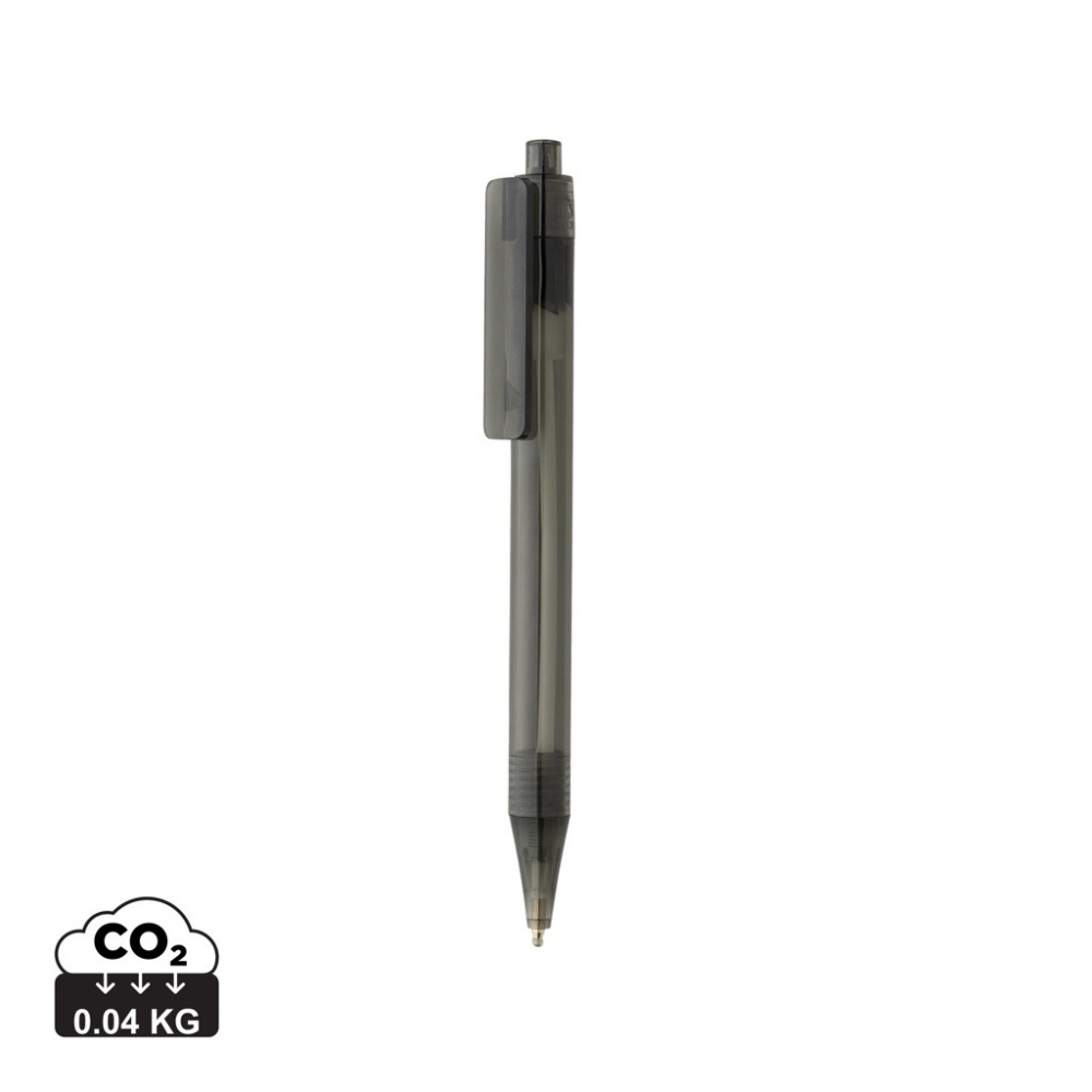 Logo trade advertising products picture of: GRS RPET X8 transparent pen