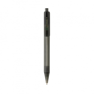 Logo trade corporate gifts image of: GRS RPET X8 transparent pen