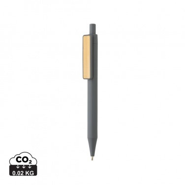 Logotrade promotional merchandise picture of: GRS RABS pen with bamboo clip