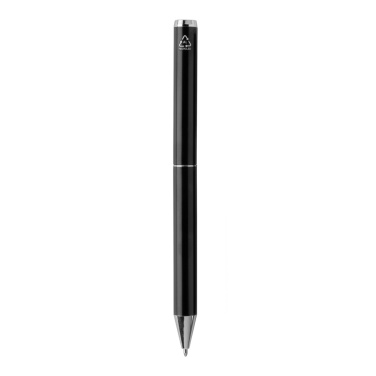 Logo trade promotional merchandise image of: Swiss Peak Cedar RCS certified recycled aluminium pen