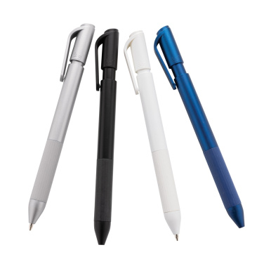 Logo trade promotional gift photo of: TwistLock GRS certified recycled ABS pen