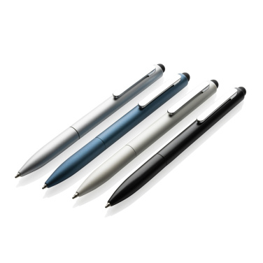 Logotrade promotional item picture of: Kymi RCS certified recycled aluminium pen with stylus