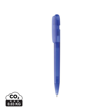 Logotrade advertising products photo of: Devin GRS certified RABS pen transparent