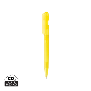 Logotrade advertising product picture of: Devin GRS certified RABS pen transparent