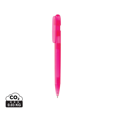 Logo trade advertising products picture of: Devin GRS certified RABS pen transparent