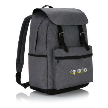 Logo trade promotional giveaway photo of: Laptop backpack with magnetic buckle straps