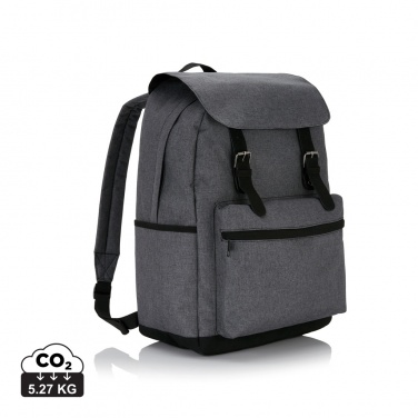 Logo trade promotional giveaways image of: Laptop backpack with magnetic buckle straps