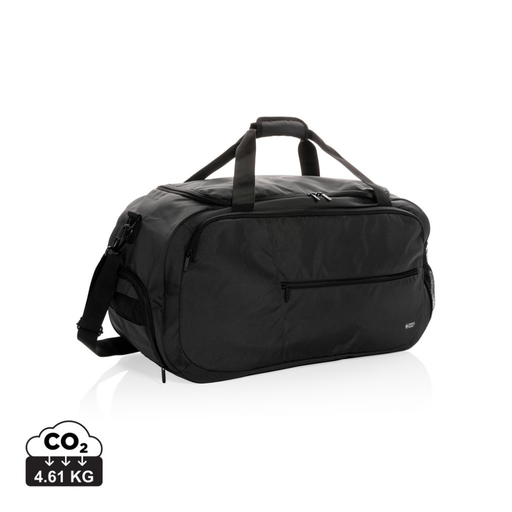 Logotrade business gifts photo of: Swiss Peak AWARE™ RPET sports duffel bag