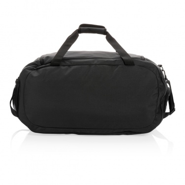 Logo trade promotional giveaways picture of: Swiss Peak AWARE™ RPET sports duffel bag