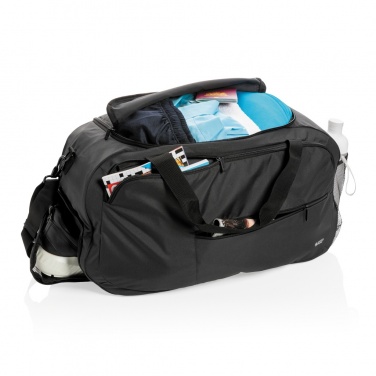 Logo trade business gift photo of: Swiss Peak AWARE™ RPET sports duffel bag