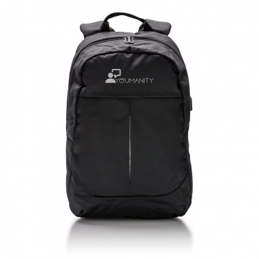 Logo trade promotional merchandise photo of: Power USB laptop backpack