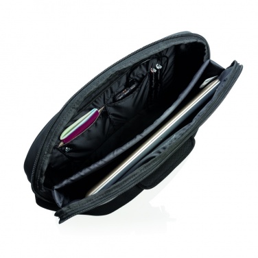 Logo trade promotional product photo of: Madrid RFID USB 15.6" laptop bag PVC free