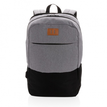 Logotrade promotional merchandise picture of: Modern 15.6" USB & RFID laptop backpack PVC free