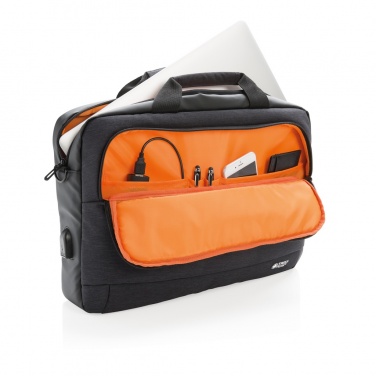 Logo trade promotional merchandise picture of: Modern 15” laptop bag