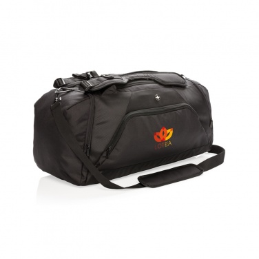 Logotrade promotional giveaway picture of: Swiss Peak RFID sports duffel & backpack