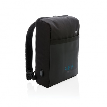 Logotrade advertising product image of: Swiss Peak 15" anti-theft RFID & USB backpack PVC free