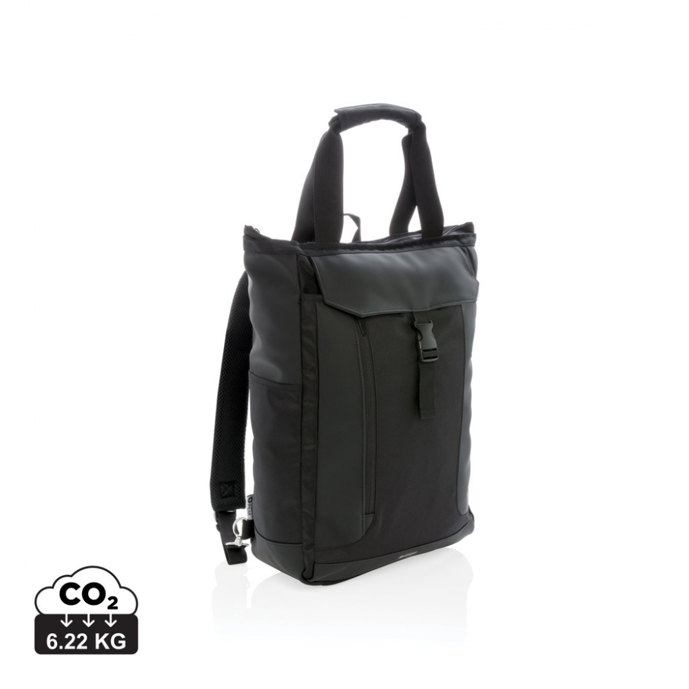 Logo trade promotional gifts picture of: Swiss Peak RFID 15" laptop totepack PVC free