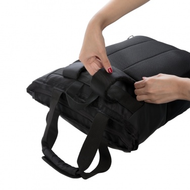 Logo trade advertising products image of: Swiss Peak RFID 15" laptop totepack PVC free