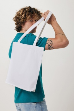 Logo trade corporate gift photo of: Impact AWARE™ recycled cotton tote 330 gsm