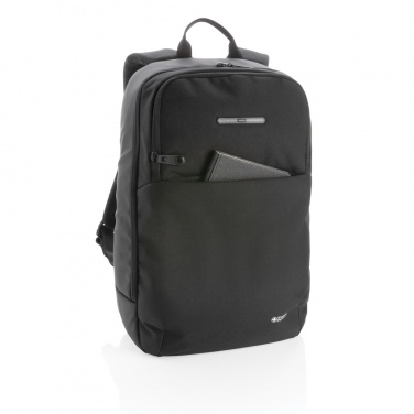 Logotrade promotional item picture of: Swiss Peak laptop backpack with UV-C steriliser pocket