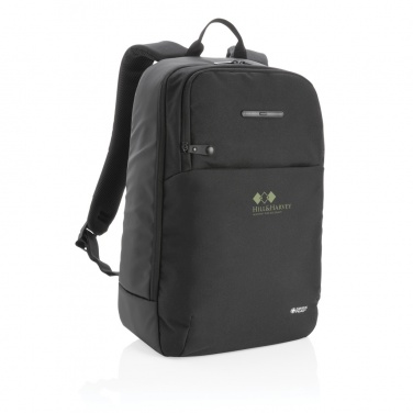 Logo trade corporate gifts picture of: Swiss Peak laptop backpack with UV-C steriliser pocket