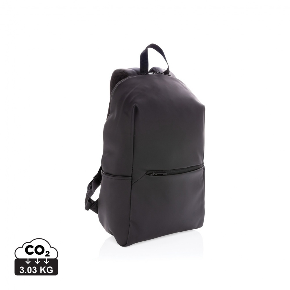 Logotrade promotional item picture of: Smooth PU 15.6"laptop backpack