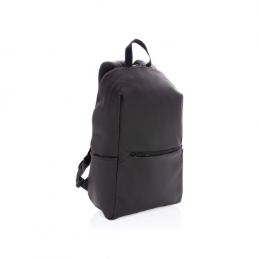 Logo trade promotional merchandise picture of: Smooth PU 15.6"laptop backpack