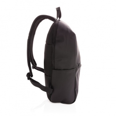 Logo trade promotional product photo of: Smooth PU 15.6"laptop backpack