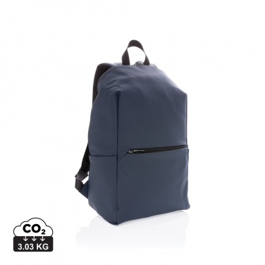 Logotrade advertising products photo of: Smooth PU 15.6"laptop backpack