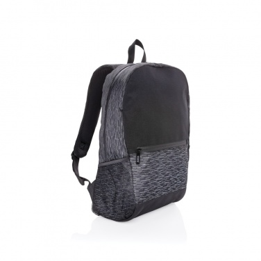 Logotrade promotional gift image of: AWARE™ RPET Reflective laptop backpack