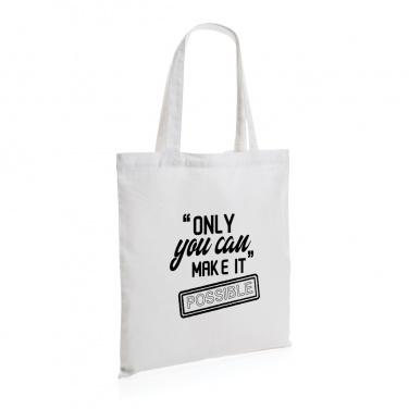 Logotrade promotional gift picture of: Impact AWARE™ Recycled cotton tote 145g