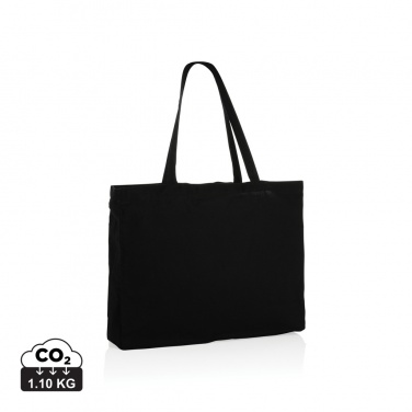 Logo trade corporate gift photo of: Impact AWARE™ Recycled cotton shopper 145g