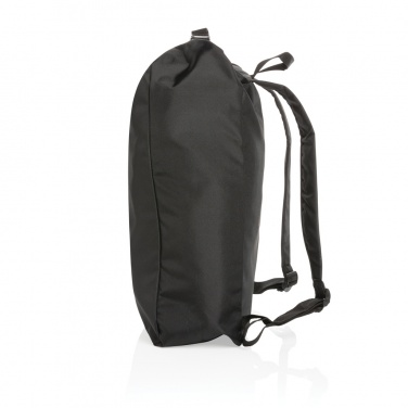 Logo trade promotional giveaway photo of: Impact AWARE™ RPET lightweight rolltop backpack