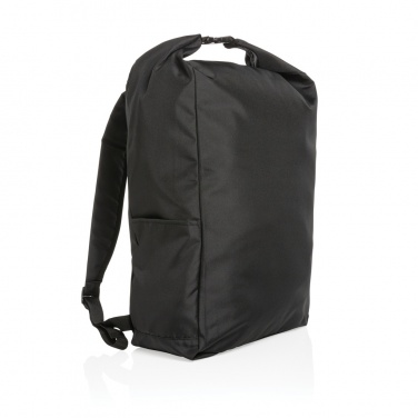 Logotrade promotional gift picture of: Impact AWARE™ RPET lightweight rolltop backpack