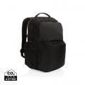 Swiss Peak AWARE™ RPET 15.6 inch commuter backpack, black