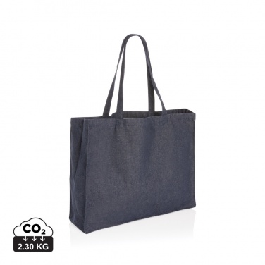 Logo trade promotional gift photo of: Impact AWARE™ recycled denim shopper