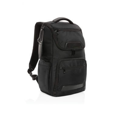 Logotrade advertising product image of: Swiss Peak AWARE™ RPET Voyager 15.6" laptop backpack