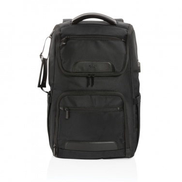 Logo trade corporate gift photo of: Swiss Peak AWARE™ RPET Voyager 15.6" laptop backpack