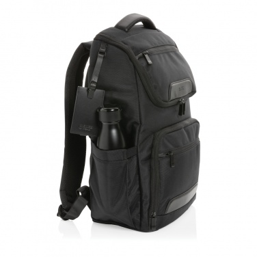 Logotrade business gift image of: Swiss Peak AWARE™ RPET Voyager 15.6" laptop backpack