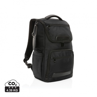 Logotrade business gifts photo of: Swiss Peak AWARE™ RPET Voyager 15.6" laptop backpack