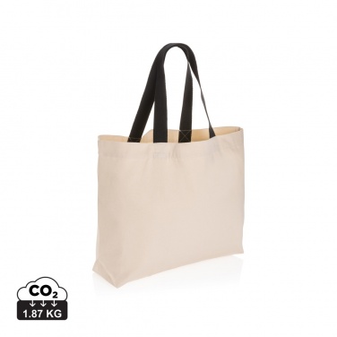 Logo trade promotional merchandise picture of: Impact Aware™ 240 gsm rcanvas large tote undyed