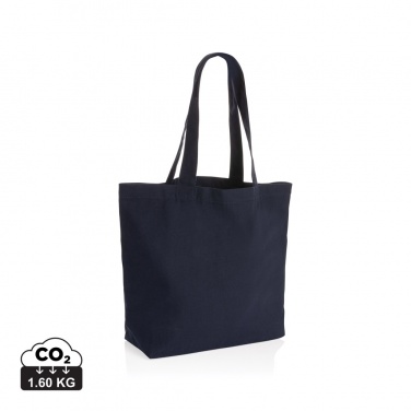 Logotrade business gift image of: Impact Aware™ 240 gsm rcanvas shopper w/pocket undyed