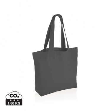 Logotrade promotional item image of: Impact Aware™ 240 gsm rcanvas shopper w/pocket undyed