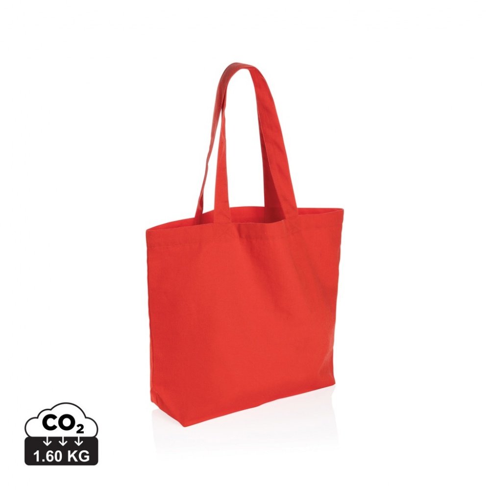 Logo trade corporate gifts picture of: Impact Aware™ 240 gsm rcanvas shopper w/pocket