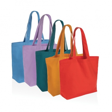 Logo trade advertising products image of: Impact Aware™ 240 gsm rcanvas shopper w/pocket