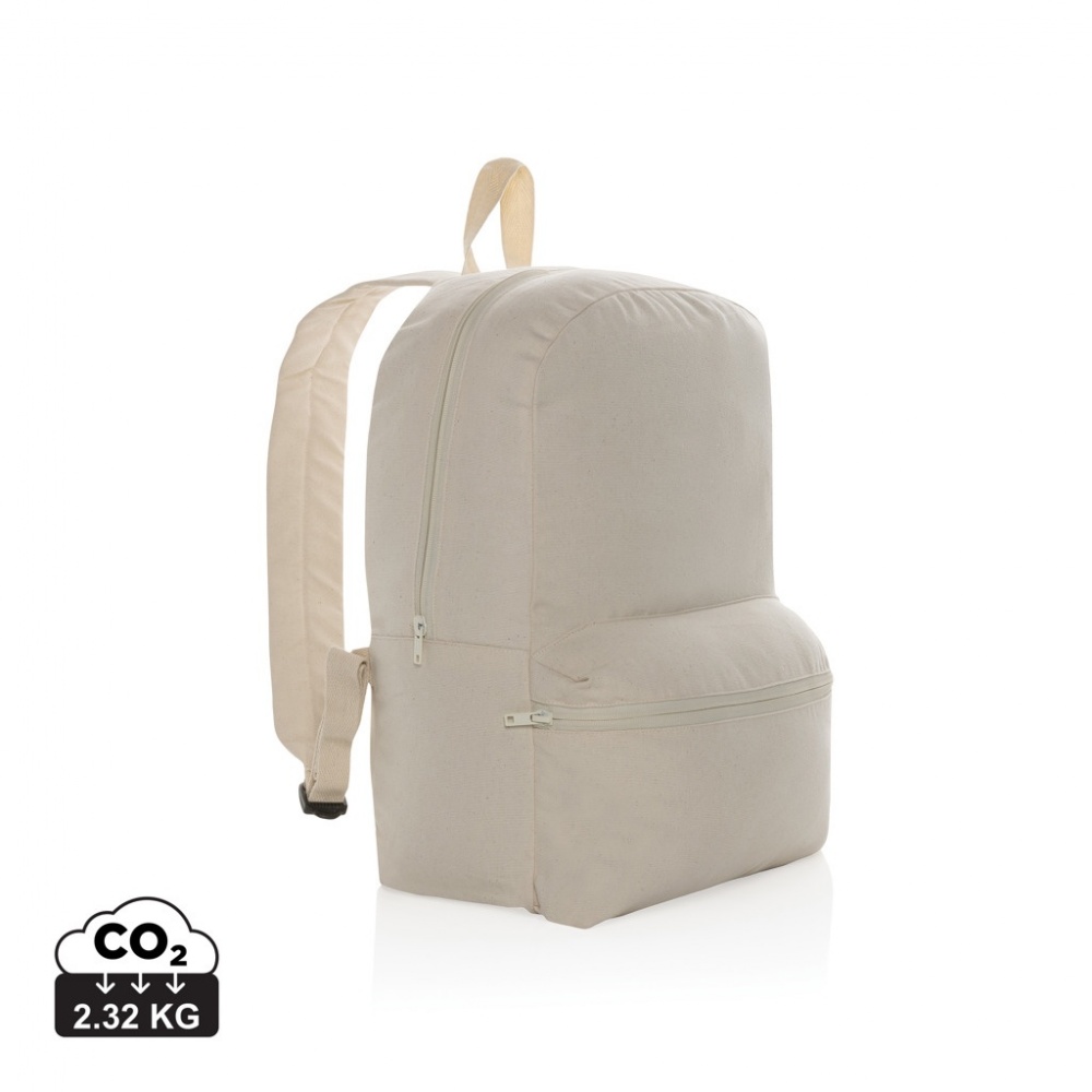 Logo trade promotional items picture of: Impact Aware™ 285 gsm rcanvas backpack undyed